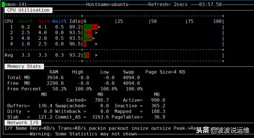 通過nmon來實(shí)時監(jiān)控服務(wù)器性能